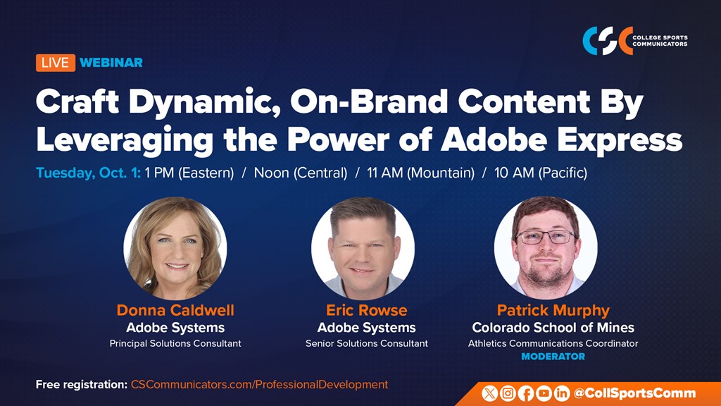 Free Live Webinar: Craft Dynamic, On-Brand Content By Leveraging the Power of Adobe Express